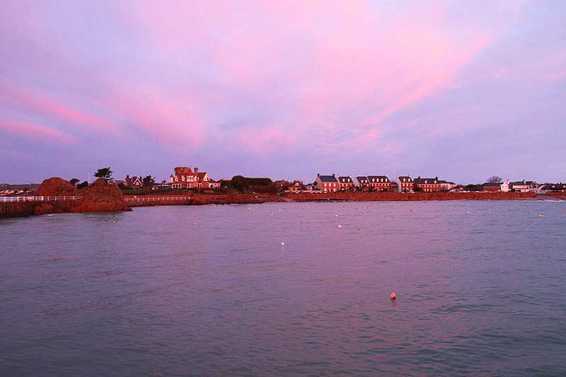 La Rocque Harbour by Mick Dryden