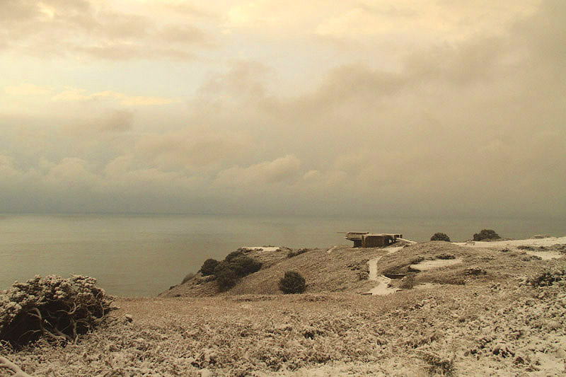 Noirmont Point in Snow by Mick Dryden