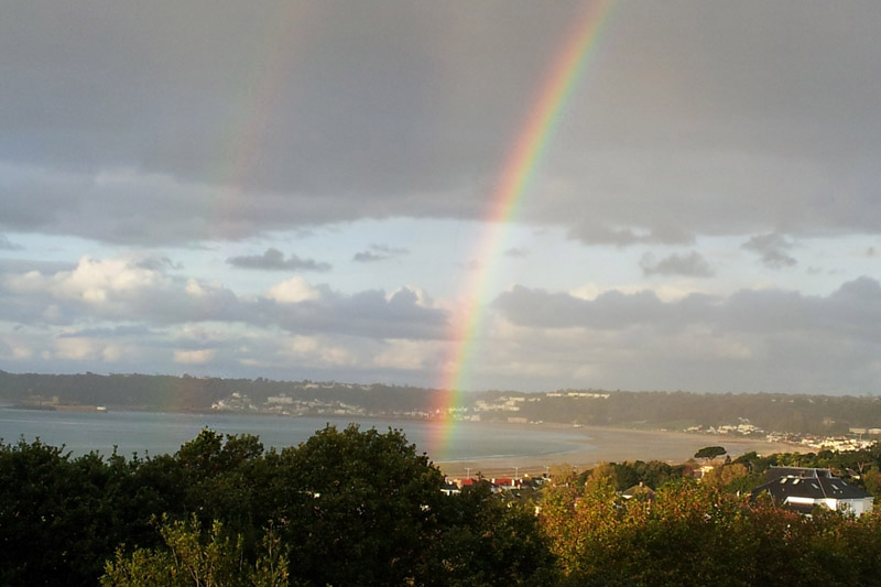 St Aubin's Bay by Lynne Dryden