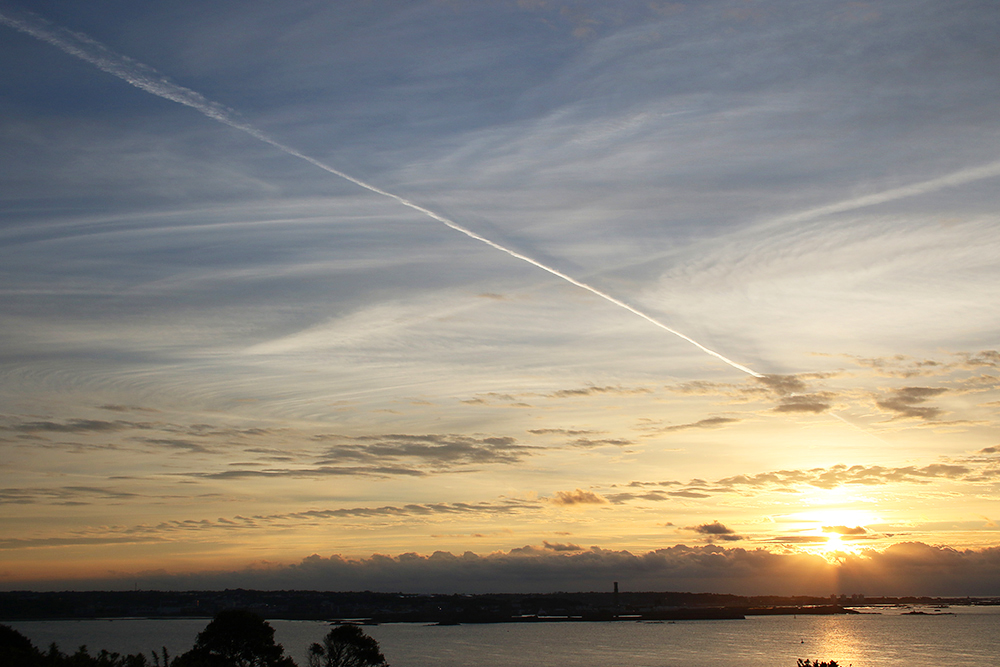 St Helier at Sunrise by Mick Dryden