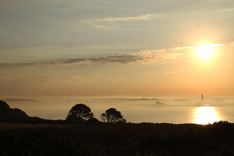 St Helier at dawn by Mick Dryden