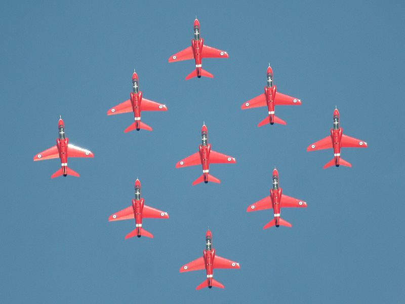 Red Arrows by Mick Dryden