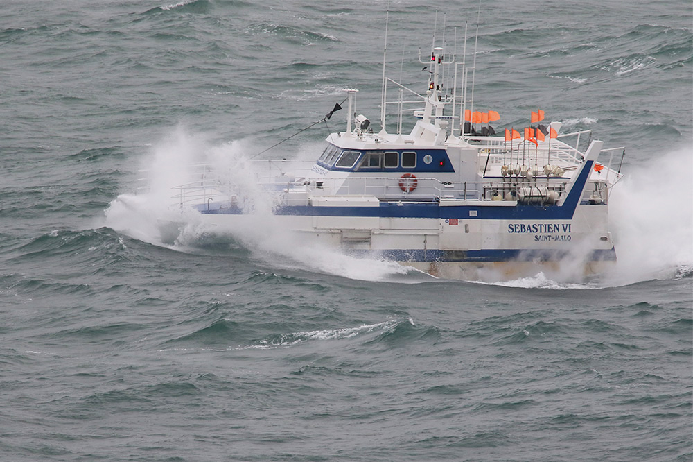 St Malo Trawler by Mick Dryden