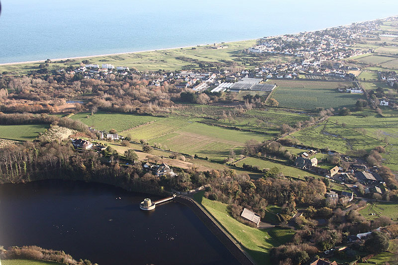 Queen's Valley and Grouville Bay by Mick Dryden