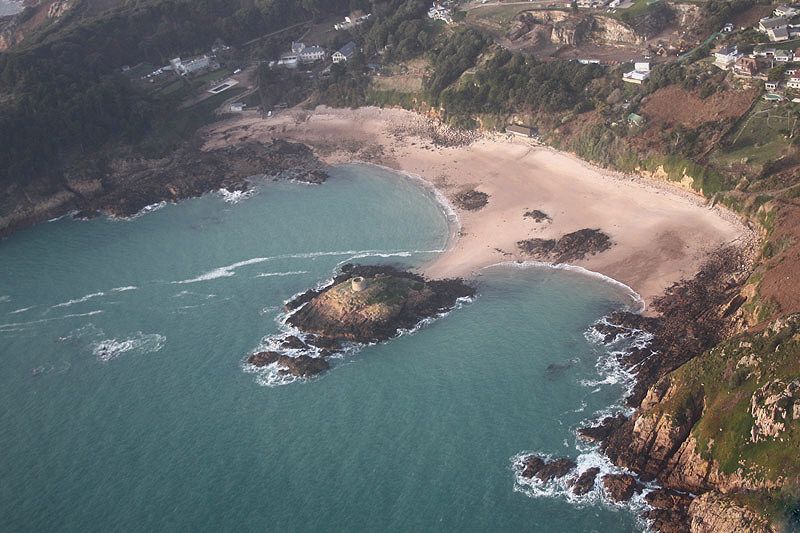 Portelet Bay by Mick Dryden