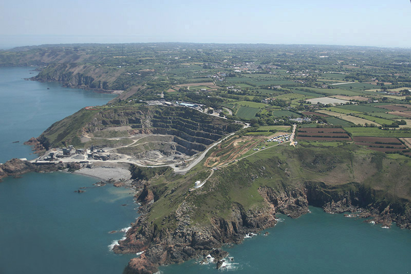 Ronez Quarry by Mick Dryden