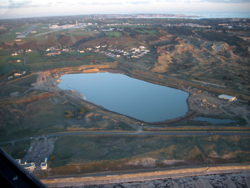 St Ouen's Bay Sandpit by Tony Paintin