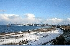 St Ouen's Bay in Snow by Mick Dryden